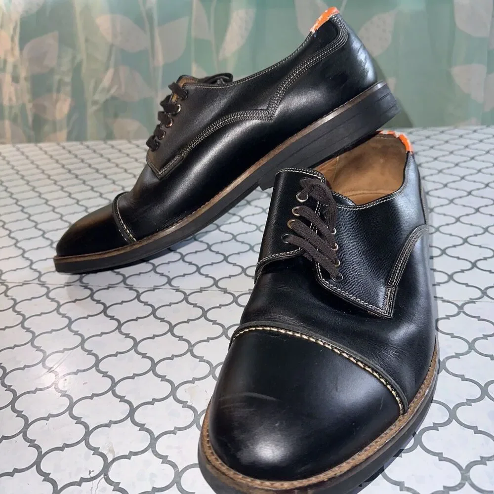 Men’s 44 Paul Smith Oxford Black Leather 11 M UK10
